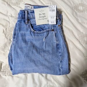 Abercrombie & Fitch ultra High Rise curve love  sz 10